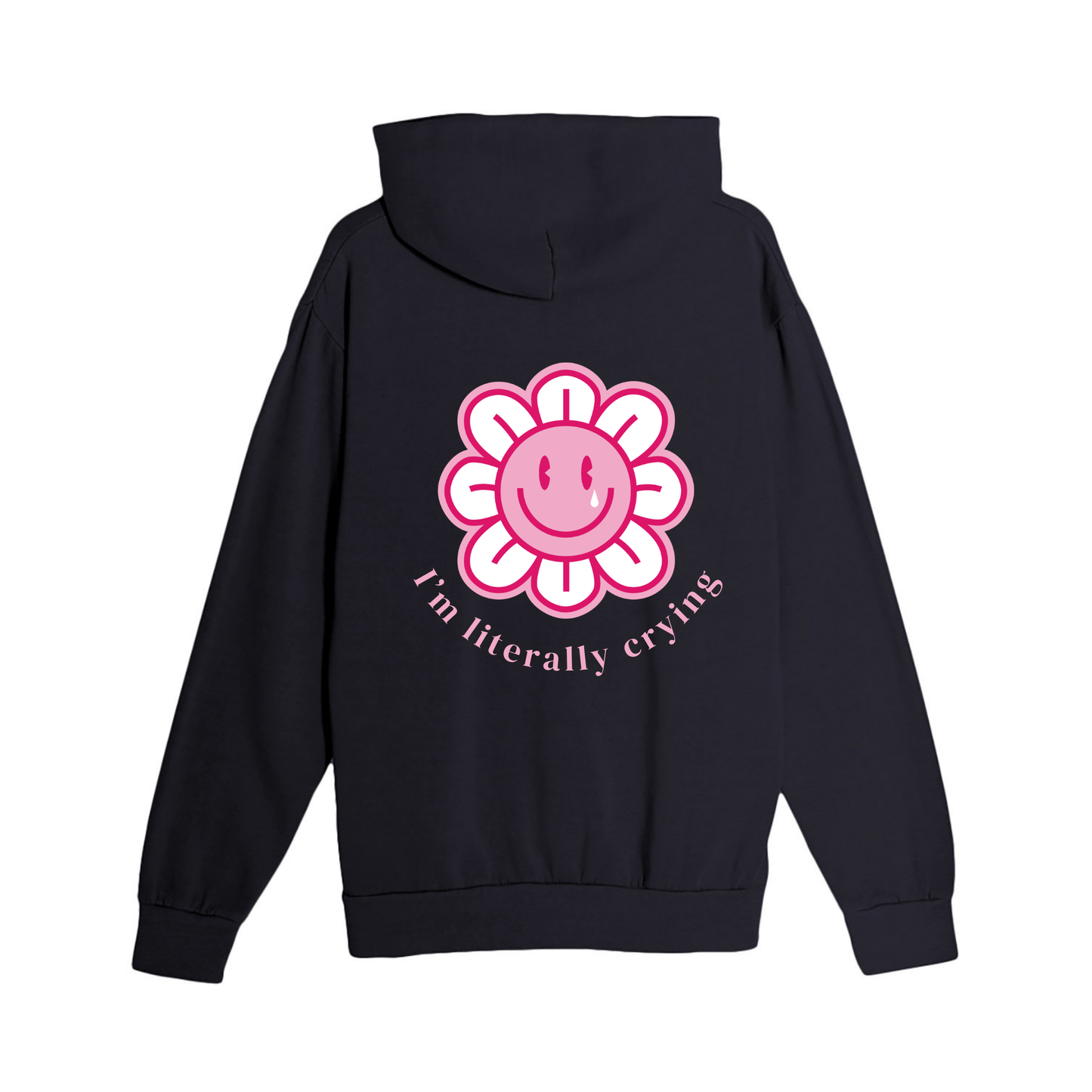 LITERALLY CRYING FULL COLOR HOODIE