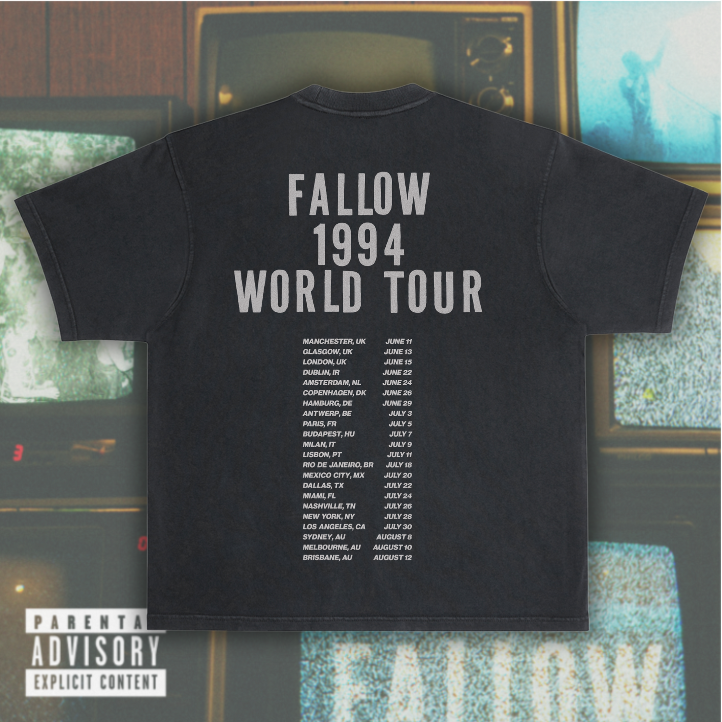 TOYL: FALLOW WORLD TOUR TEE
